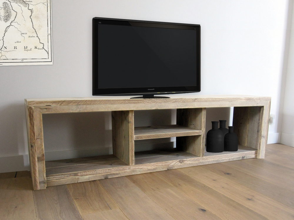 Steigerhouten TV meubel woodgoed.com